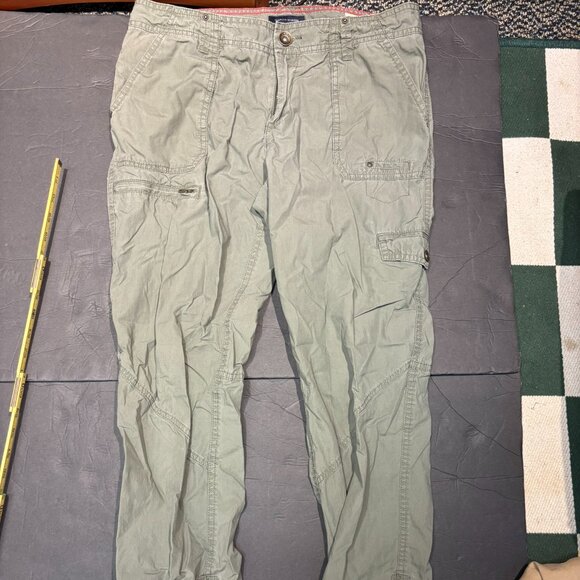Tommy Hilfiger Women’s Green Cargo Pants – Size 6, Utility Style - Picture 1 of 6